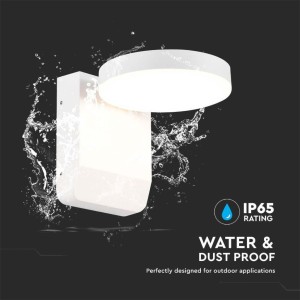 Applique LED da esterno 17W IP65 bianca V-TAC VT-11020-RD-W - foto 5