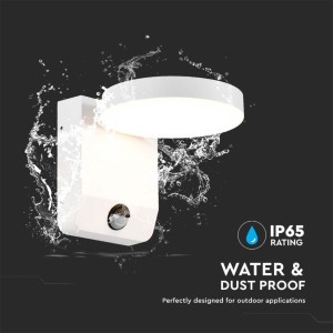 Applique LED da esterno 17W PIR IP65 bianca V-TAC - foto 6
