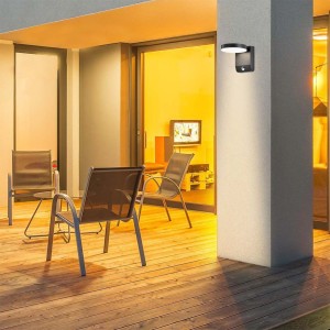 Applique LED da esterno 17W IP65 sensore PIR nera V-TAC VT-11020S-RD-B - foto 2