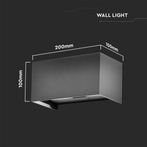 Applique LED up-down 24W IP65 grigia V-TAC VT-8125 - foto 8