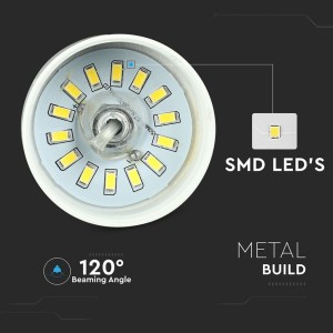 Lampadario LED a cilindro 7W oro V-TAC VT-7333-G - foto 7