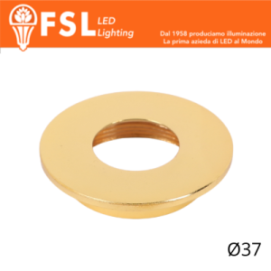 Cover piatta Ø37mm oro per...