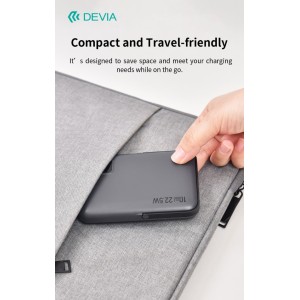 Power bank magnetico 10.000 mAh 22.5W con supporto Apple Watch Nero Devia - foto 6
