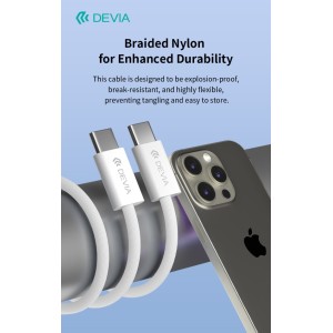 Set 30 Cavi USB-C a USB-C 60W 3A 1m Bianchi Devia EC325 - foto 3