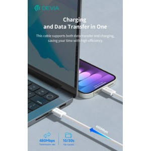 Set 30 Cavi USB-C a USB-C 60W 3A 1m Bianchi Devia EC325 - foto 4