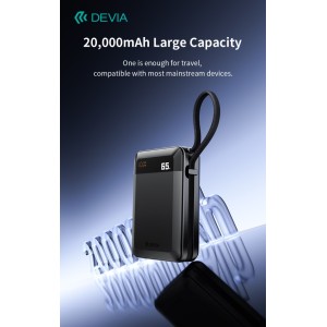 Power Bank 20.000mAh 65W USB-C Devia EP210 Nero - foto 4