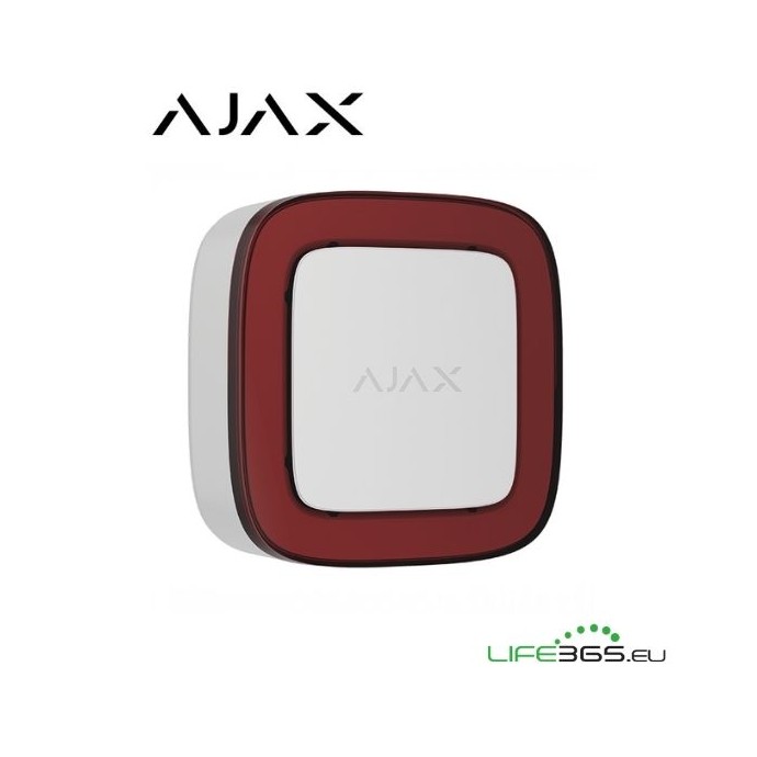 Indicatore remoto antincendio EN54 LED wireless bianco Ajax Jeweller