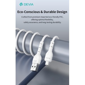 Caricabatterie 2.4A 2 USB-A 5V 12W con cavo Micro USB Devia - foto 5