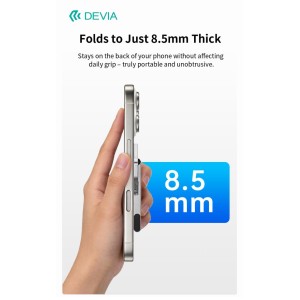 Supporto magnetico smartphone 5 in 1 grigio Devia Ultra3 - foto 2