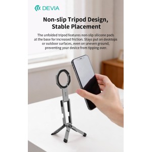 Supporto magnetico smartphone 5 in 1 grigio Devia Ultra3 - foto 5