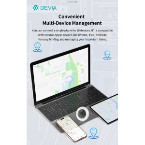 Dispositivo anti-smarrimento Apple Find My bianco Devia DropTag G2305 - foto 4
