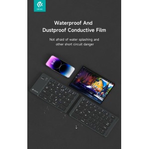 Tastiera Bluetooth richiudibile nera compatibile Microsoft, Android e Apple Devia - foto 4
