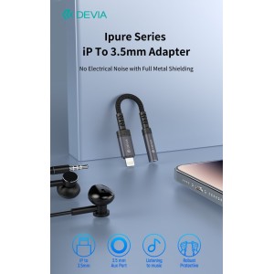 Adattatore audio da Lightning a Jack 3,5 mm Devia iPure - foto 2