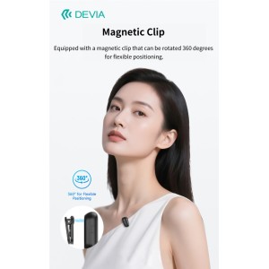 Microfono wireless doppio AI Type-C Lightning Devia A8 - foto 5
