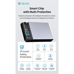 Power bank magnetico wireless 22,5W 10000mAh nero Devia Ultra14 - foto 4