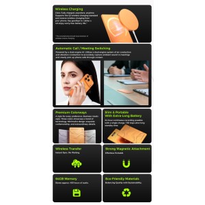 Dispositivo AI per registrazione 64GB 145 lingue Argento Devia Wisdomuse Note - foto 3