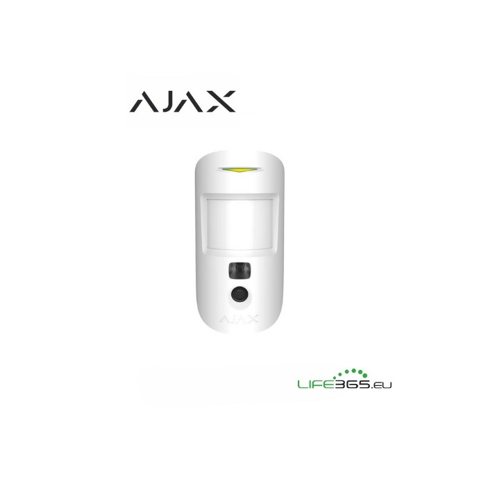 Rilevatore di movimento PIR wireless HDR bianco Ajax MotionCam HDR