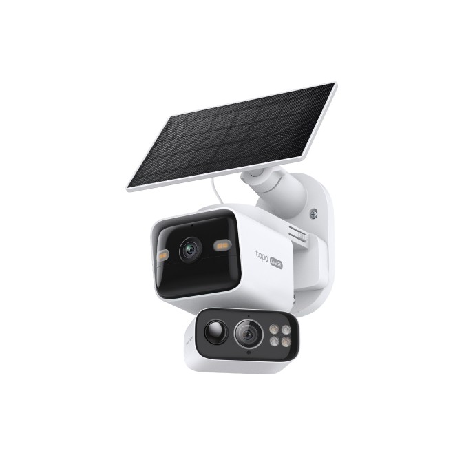 Telecamera outdoor motorizzata a batteria 2K+2K IP65 TPLink-TAPO C93D KIT