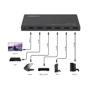 Switch HDMI 5x1 4K 60Hz HDR con telecomando ProPart-El - foto 4