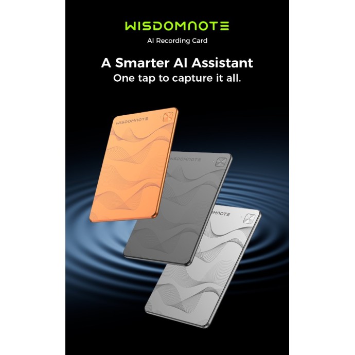 Dispositivo AI registratore 64GB 145 lingue arancione Devia Wisdomuse Note