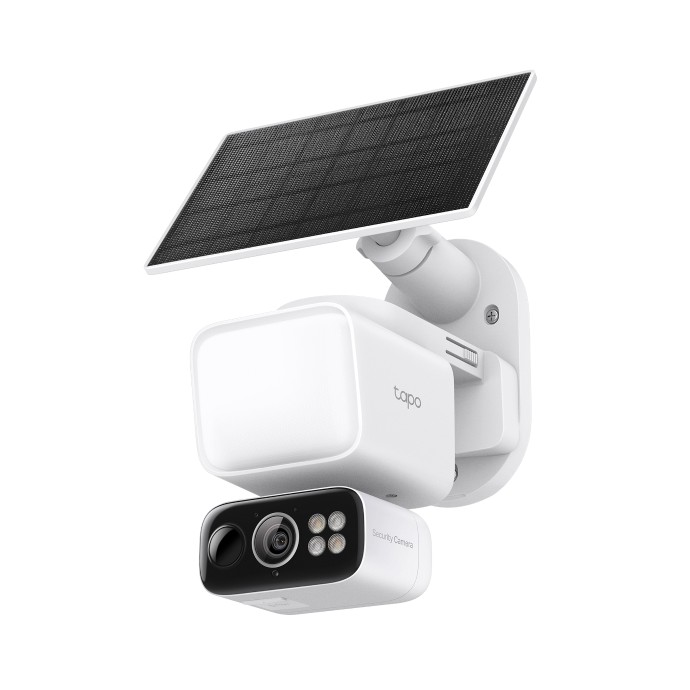 Telecamera 2K Outdoor Wi-Fi, pannello solare, faretto 800lm TP-Link Tapo TC50
