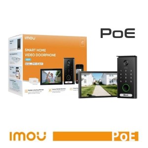Kit videocitofonico PoE 5MP...