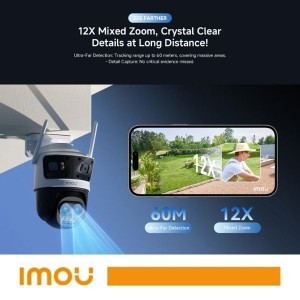 Telecamera IP da esterno 13MP Wi-Fi 6 Imou Cruiser Pano Z - foto 4