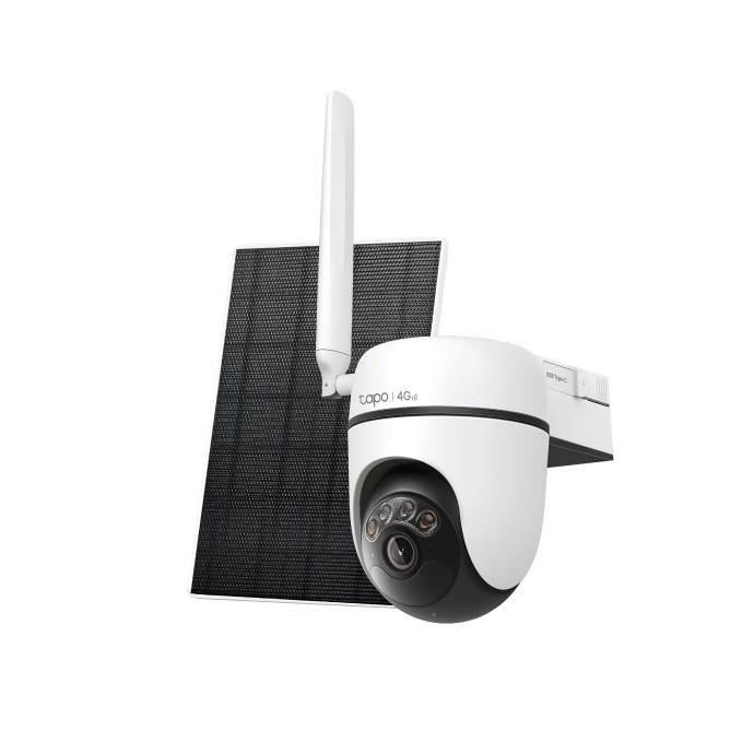 Telecamera di sicurezza 2K 4G LTE solare motorizzata TP-Link Tapo TC90G KIT