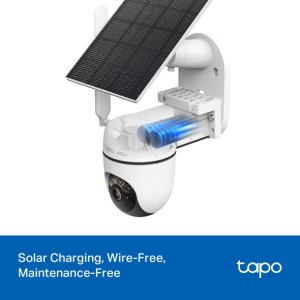 Telecamera di sicurezza 2K 4G LTE solare motorizzata TP-Link Tapo TC90G KIT - foto 3