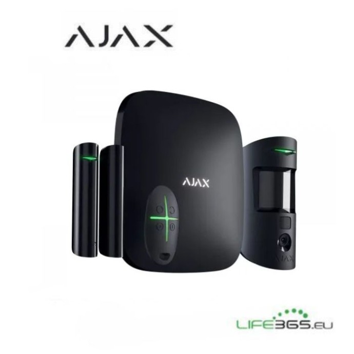 Kit allarme wireless HDR Nero Ajax StarterKit Cam HDR