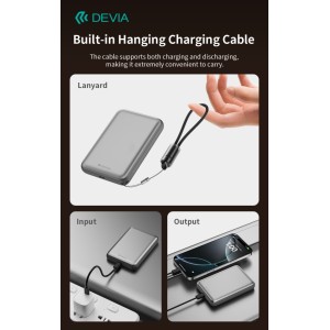 Power bank magnetico 10000mAh 22.5W Oro Devia Ultra12 EP213 - foto 2