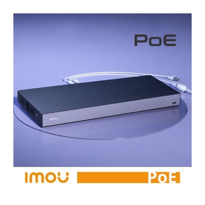 NVR PoE 36 canali, 16 porte PoE, 4K Imou N236-16P