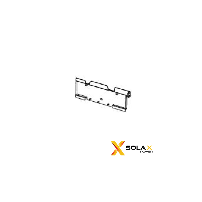 Staffa di montaggio a parete nera per batteria T58 Solax Power