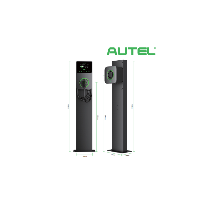 Piedistallo per colonnine AC Autel ADA 1 o 2 lati Dark Grey