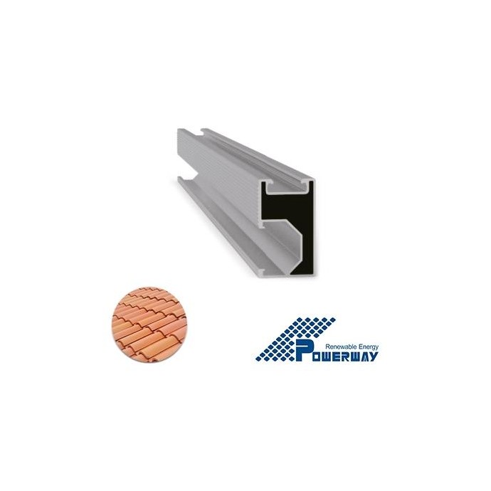 Profilo di supporto x tetti Tegola - barre da 3.6 metri Profilo di supporto x tetti Tegola - barre da 3.6 metri