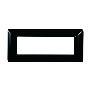 Placca 6 moduli nero lucido...