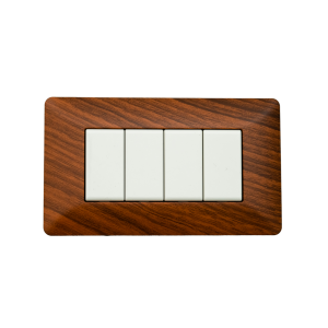 Placca 4 moduli legno...