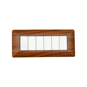 Placca 6 moduli legno...
