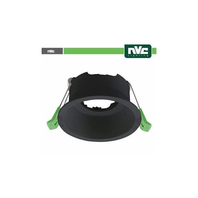 Ghiera fissa anti abbagliamento foro 75mm NERO Ghiera fissa anti abbagliamento foro 75mm NERO