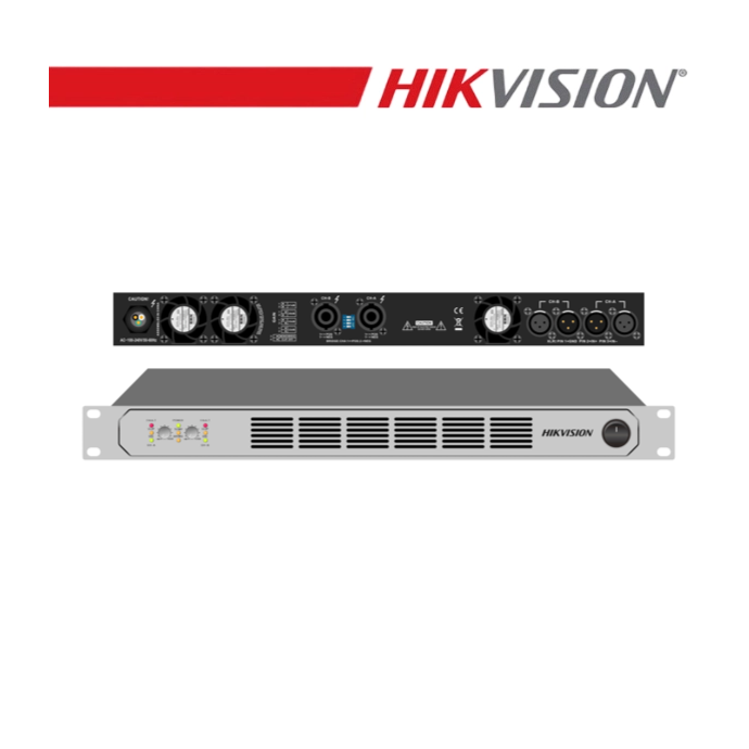 Amplificatore 250W 2 zone 70V/100V Hikvision