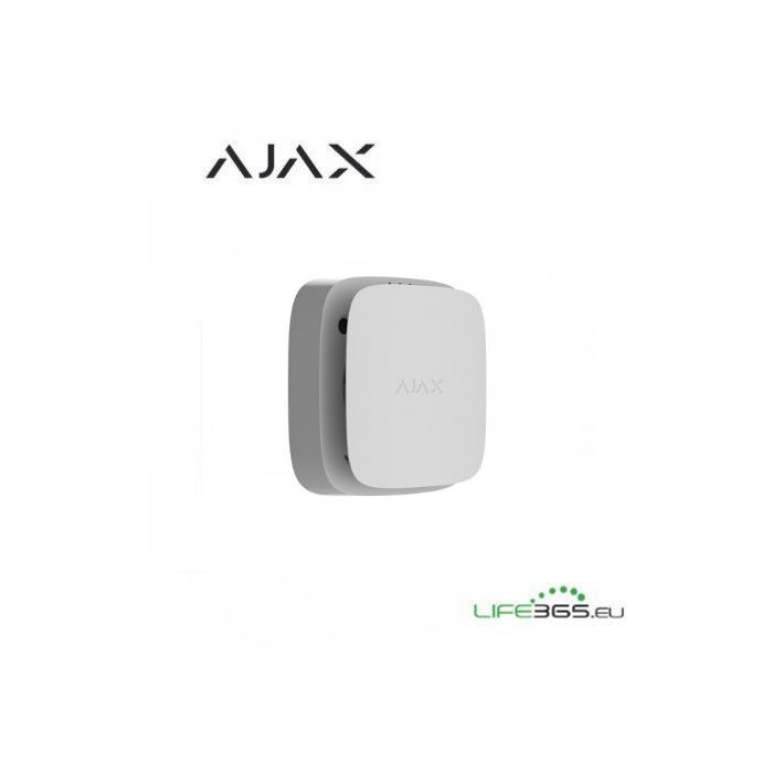 Rilevatore fumo e calore wireless EN54 bianco Ajax FireProtect