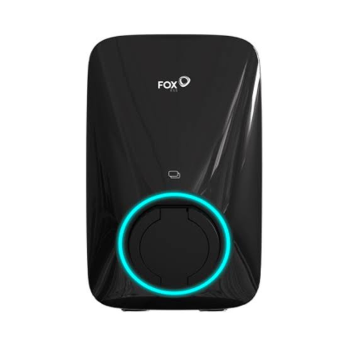 Colonnina AC 7.3kW Socket Bluetooth WiFi RFID nera FoxESS A7300S1-E1