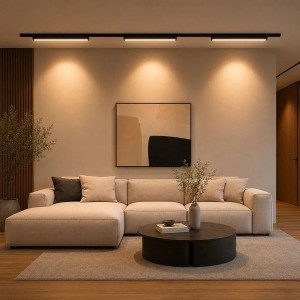 Faretto LED lineare binario magnetico 10W 48V nero V-TAC VT-41026 - foto 2