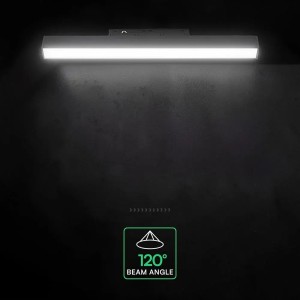 Faretto LED lineare binario magnetico 10W 48V nero V-TAC VT-41026 - foto 7