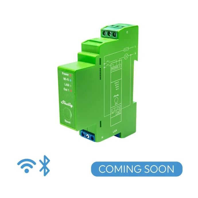 Shelly Pro Dimmer 1PM - IP Smart Dimmer 1ch LAN/WiFi/BT + PM Shelly Pro Dimmer 1PM - IP Smart Dimmer 1ch LAN/WiFi/BT + PM