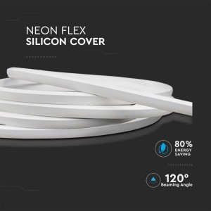 Strip LED Neon Flex 24V IP65 5m V-TAC VT-560 - Bobina da 5 m - foto 5