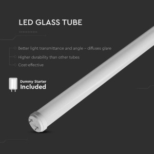 Tubo LED T8 G13 20W 150cm in vetro V-TAC VT-1575 - Confezione da 25 pezzi - foto 3