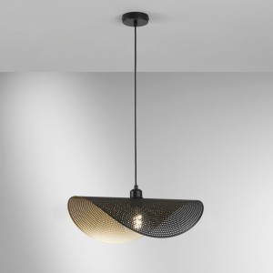Sospensione E27 nera 1 luce...