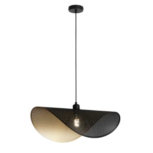 Sospensione E27 nera 1 luce...