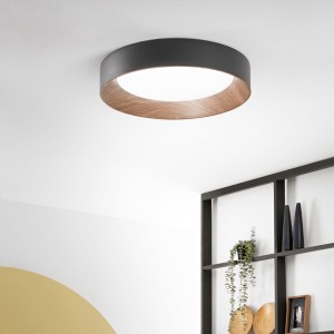Plafoniera LED 35W CCT nera...